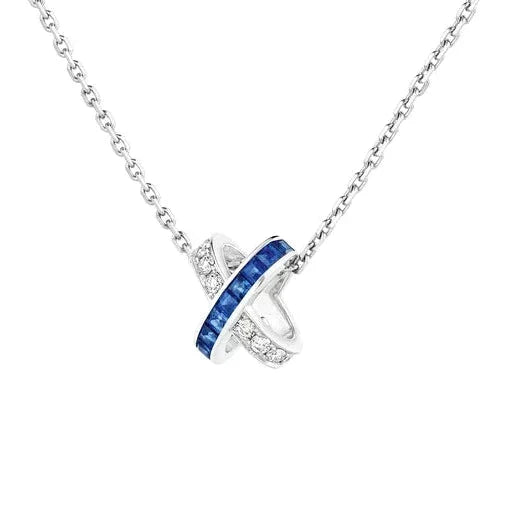 [Elowen jewels ]LIENS DIAMOND SILVER NECKLACE