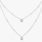 [Elowen jewels]Diamond Necklace My Twin 2 Rows