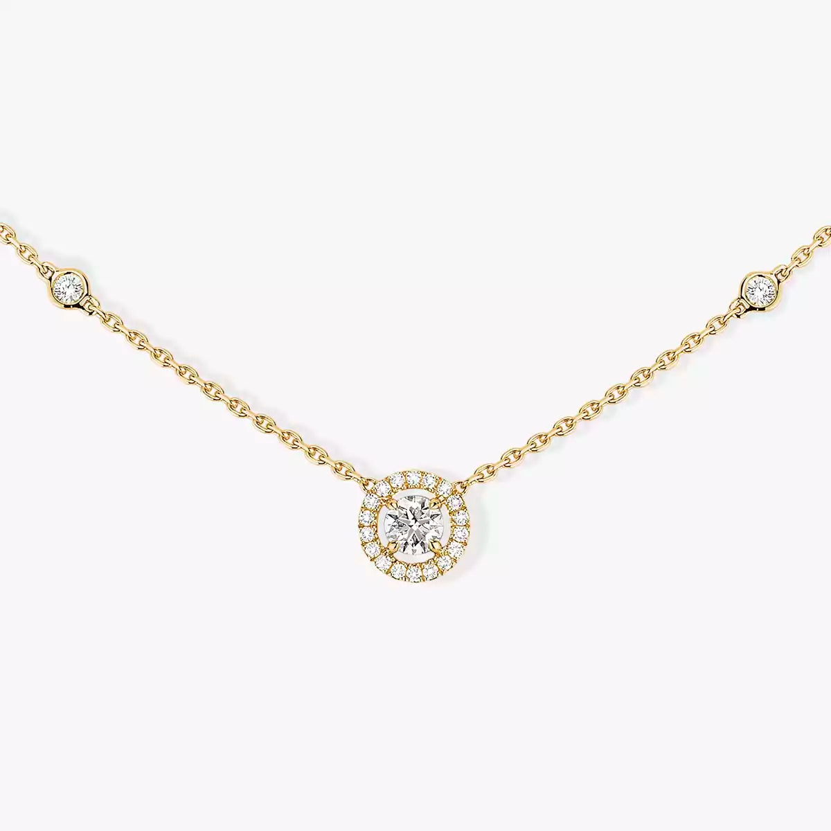 [Elowen Jewelry]Diamond Necklace 0,20ct Brilliant Shape Joy