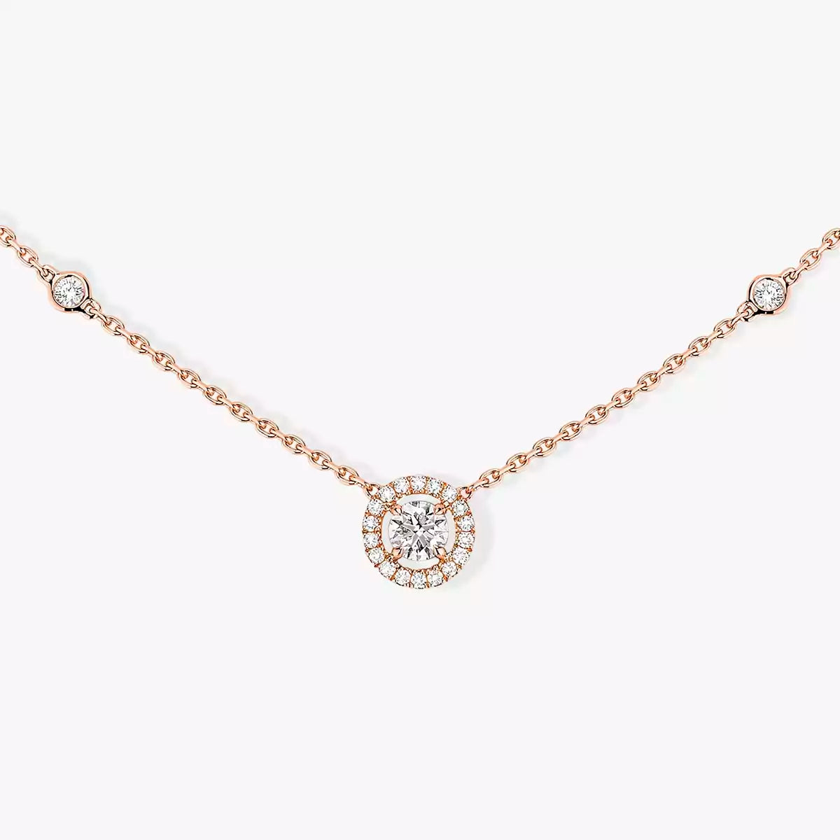 [Elowen jewels]Diamond Necklace 0,20ct Brilliant Shape Joy