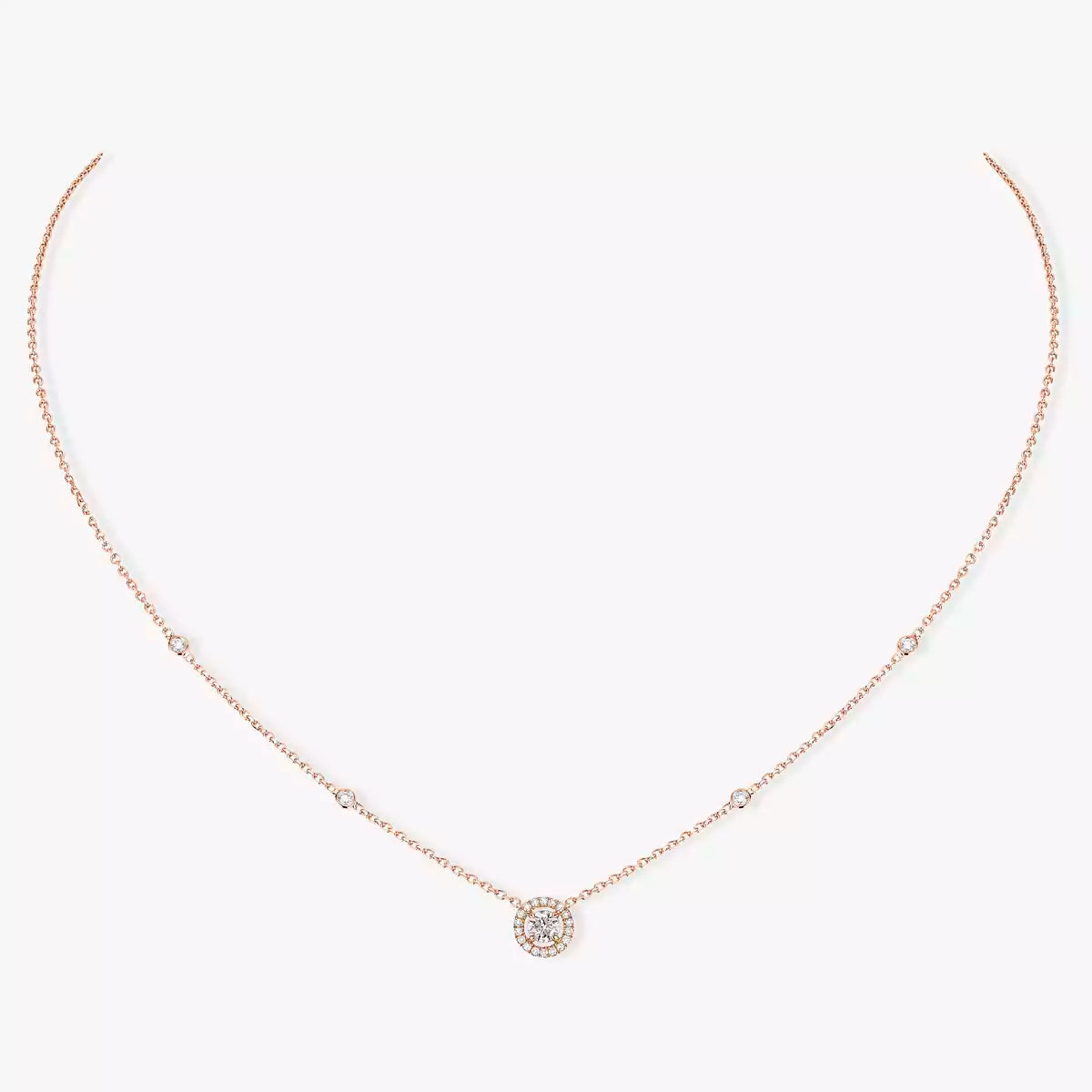 [Elowen Jewelry]Diamond Necklace 0,20ct Brilliant Shape Joy