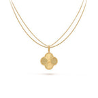 [Elowen jewels ]CLOVER 25MM ANHÄNGERKETTE GOLD