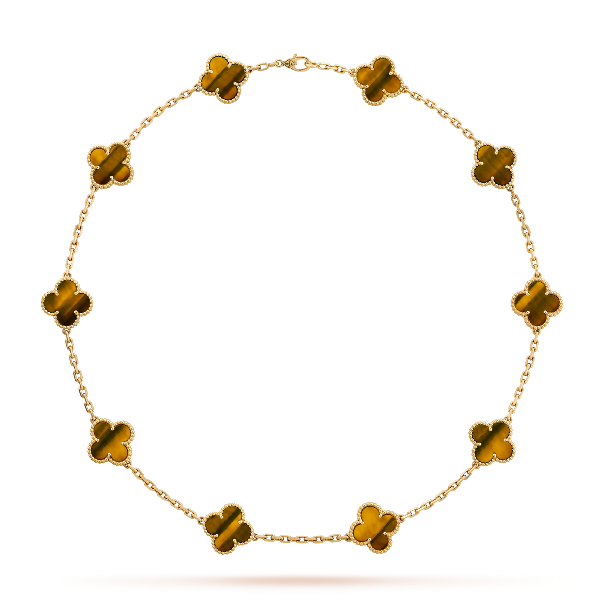 {
  "Elowen jewels": "Elowen jewels",
  "CLOVER 10 MOTIFS TIGER EYE NECKLACE": "クローバー 10モチーフ タイガーアイ ネックレス"
}