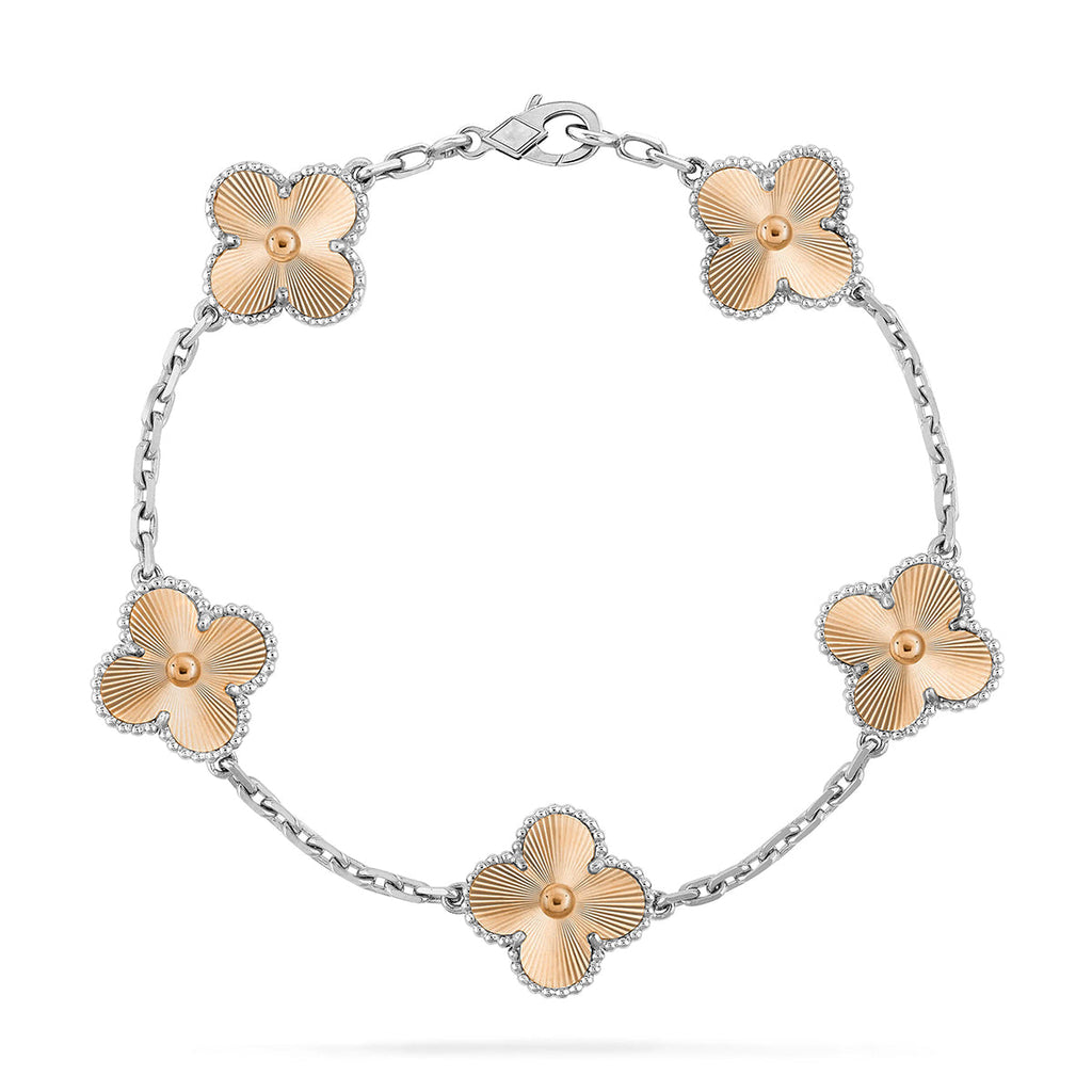 [Elowen jewels ] CLOVER 5 MOTIF LASER BRACELET COLLECTION