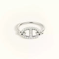 [Elowen jewels ]RONDE SMALL SILVER DIAMOND RING