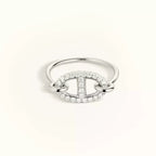 [Elowen jewels ]RONDE SMALL SILVER DIAMOND RING