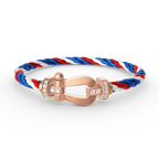 [Elowen jewels ]FORCE LARGE HORSESHOE HALF DIAMOND BRACELET ROSE GOLD