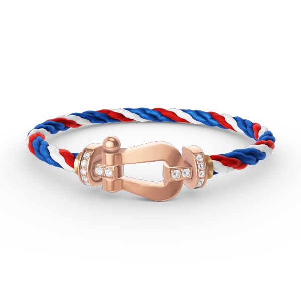 [Elowen jewels ]FORCE LARGE HORSESHOE HALF DIAMOND BRACELET ROSE GOLD