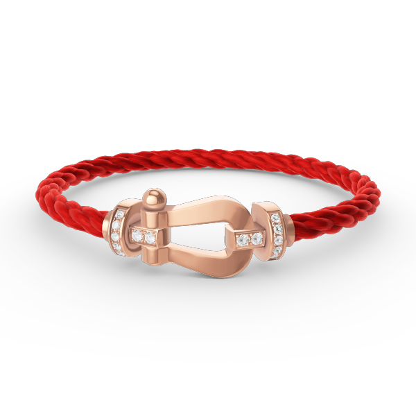 [Elowen jewels ]FORCE LARGE HORSESHOE HALF DIAMOND BRACELET ROSE GOLD