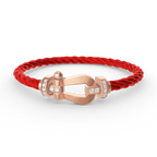 [Elowen jewels ]FORCE LARGE HORSESHOE HALF DIAMOND BRACELET ROSE GOLD