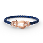 [Elowen jewels ]FORCE LARGE HORSESHOE HALF DIAMOND BRACELET ROSE GOLD