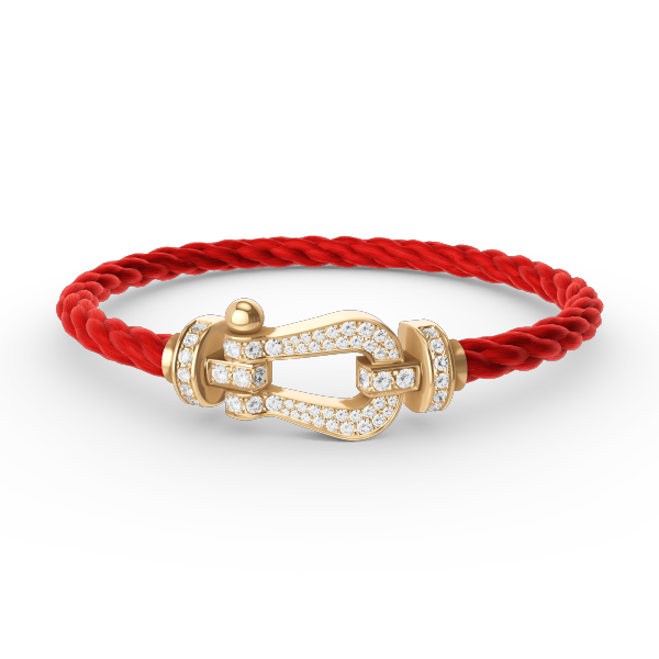 [Elowen Jewels]FORCE LARGE HORSESHOE FULL DIAMOND BRACELET GOLD