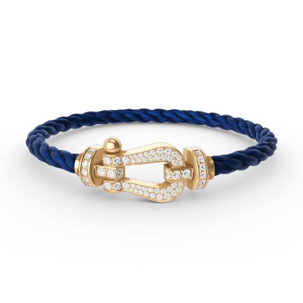 [Elowen Jewels]FORCE LARGE HORSESHOE FULL DIAMOND BRACELET GOLD