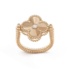 [Elowen jewels ]クローバーリバーシブルピンクゴールドリング