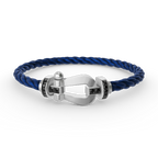 [Elowen jewels ]FORCE LARGE HORSESHOE BLACK DIAMOND BRACELET SILVER
