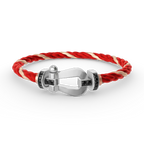 [Elowen jewels ]FORCE LARGE HORSESHOE BLACK DIAMOND BRACELET SILVER