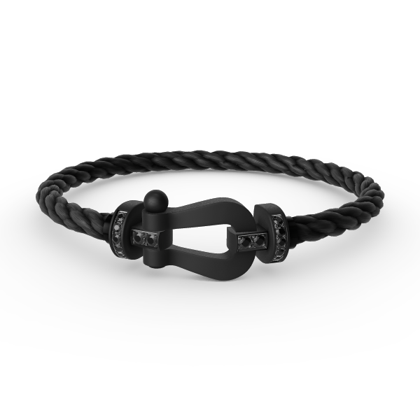 {
  "Elowen jewels": "Elowen jewels",
  "FORCE LARGE SERIES HORSESHOE BLACK SAMURAI BRACELET": "FORCE LARGE シリーズ ホースシュー ブラック サムライ ブレスレット"
}