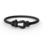 {
  "Elowen jewels": "Elowen jewels",
  "FORCE LARGE SERIES HORSESHOE BLACK SAMURAI BRACELET": "FORCE LARGE シリーズ ホースシュー ブラック サムライ ブレスレット"
}