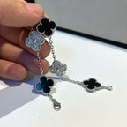 [Elowen jewels ] CLOVER 5 MOTIF ONYXS BRACELET COLLECTION
