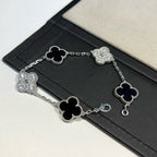 [Elowen jewels ] CLOVER 5 MOTIF ONYXS BRACELET COLLECTION