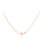 [Elowen jewels ]BLÜTEN-ANHÄNGER ROSÉGOLD UND DIAMANT