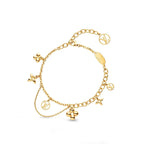 [Elowen jewels ]BLOOMING PINKGOLD-ARMBAND MIT PERLMUTT
