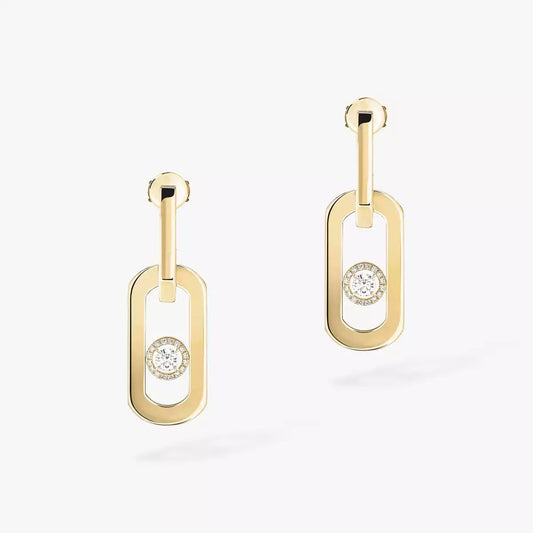 [Elowen Jewelry] So Move XL Diamond Hoop Earring