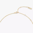 [Elowen jewels]Lucky Eye Diamant-Halskette in Roségold und Türkis