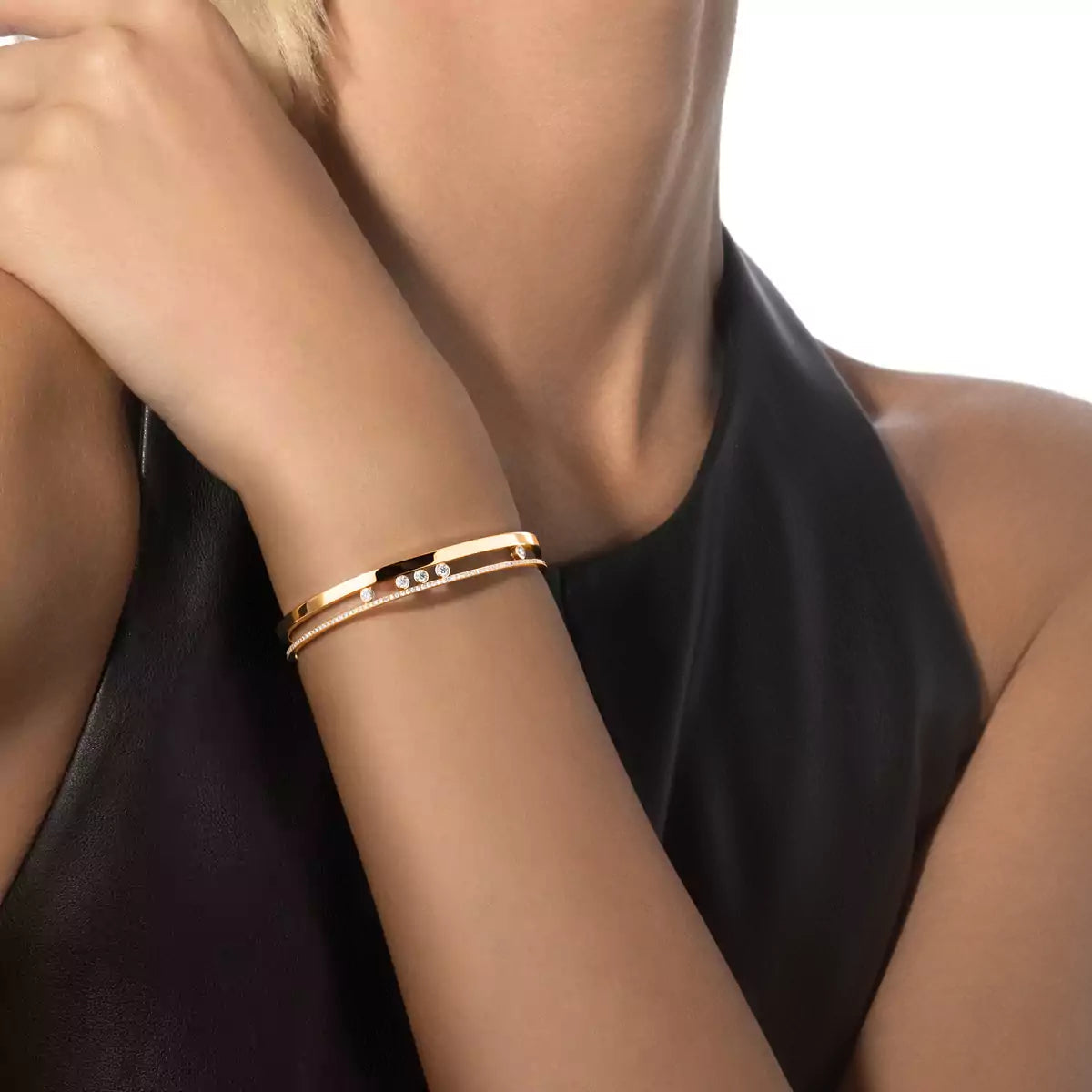 [Elowen jewels]Move Romane Diamond Bangle Bracelet