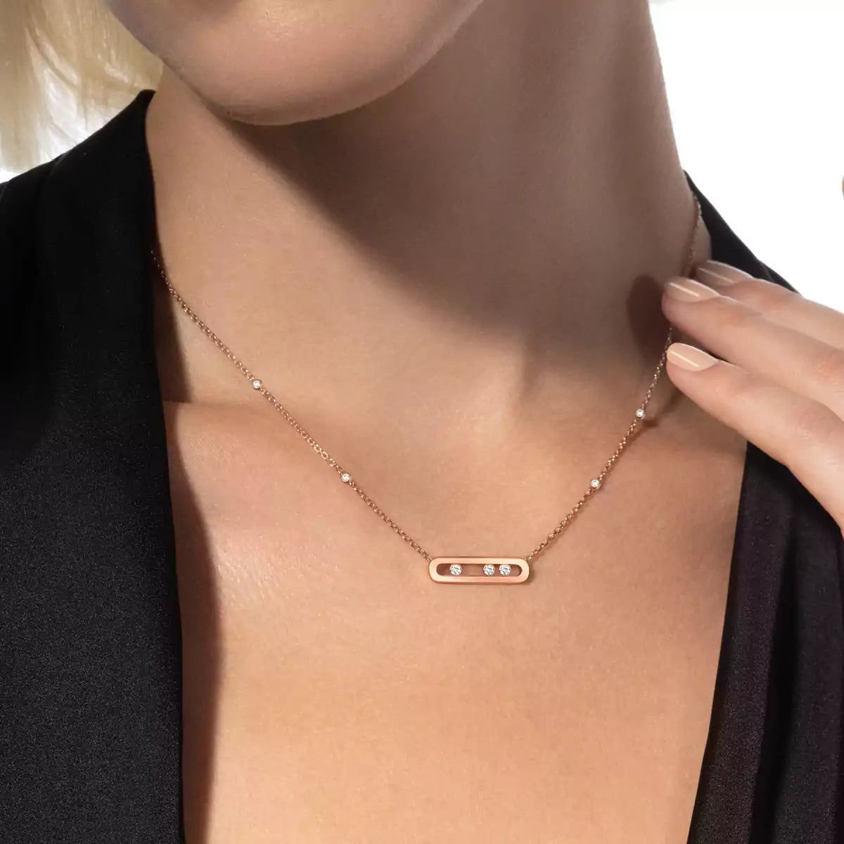 [Elowen Jewelry]Baby Move Necklace