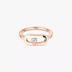 [Elowen jewels]Move Uno Diamantring in Gold