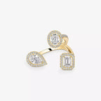 [Elowen jewels]  Diamond Ring 0,25ct My Twin Trilogy