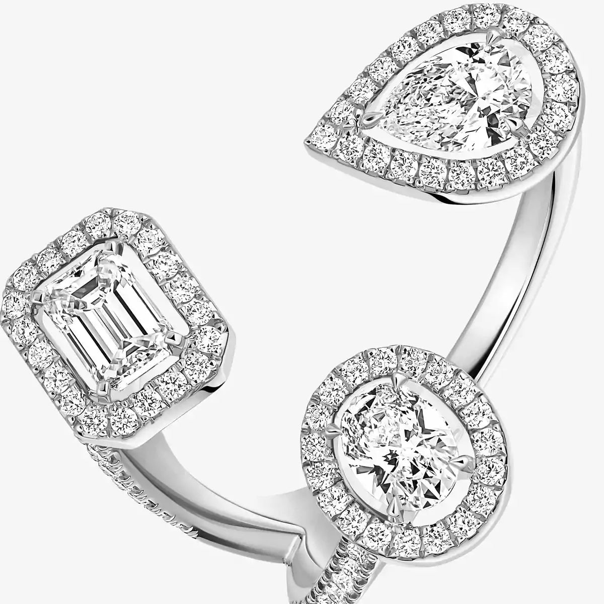 [Elowen jewels]  Diamond Ring 0,25ct My Twin Trilogy