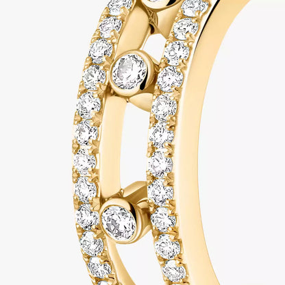 [Elowen Jewelry]Diamond Pave_ Hoop Earrings Move