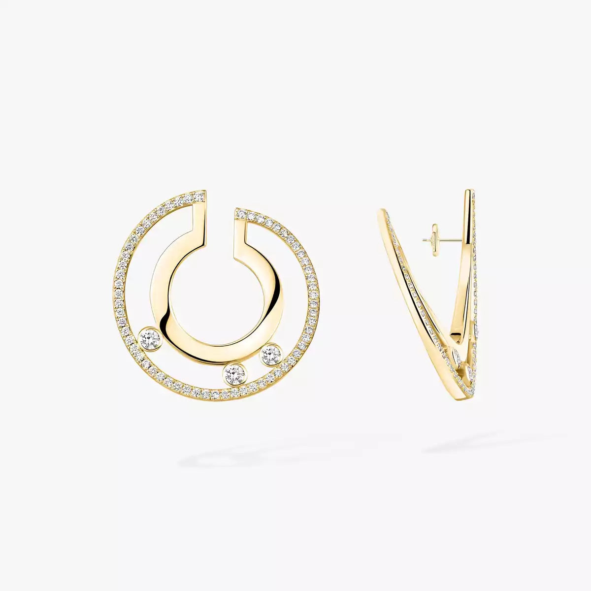 [Elowen jewels] Move Romane Kleine Diamant-Creolen