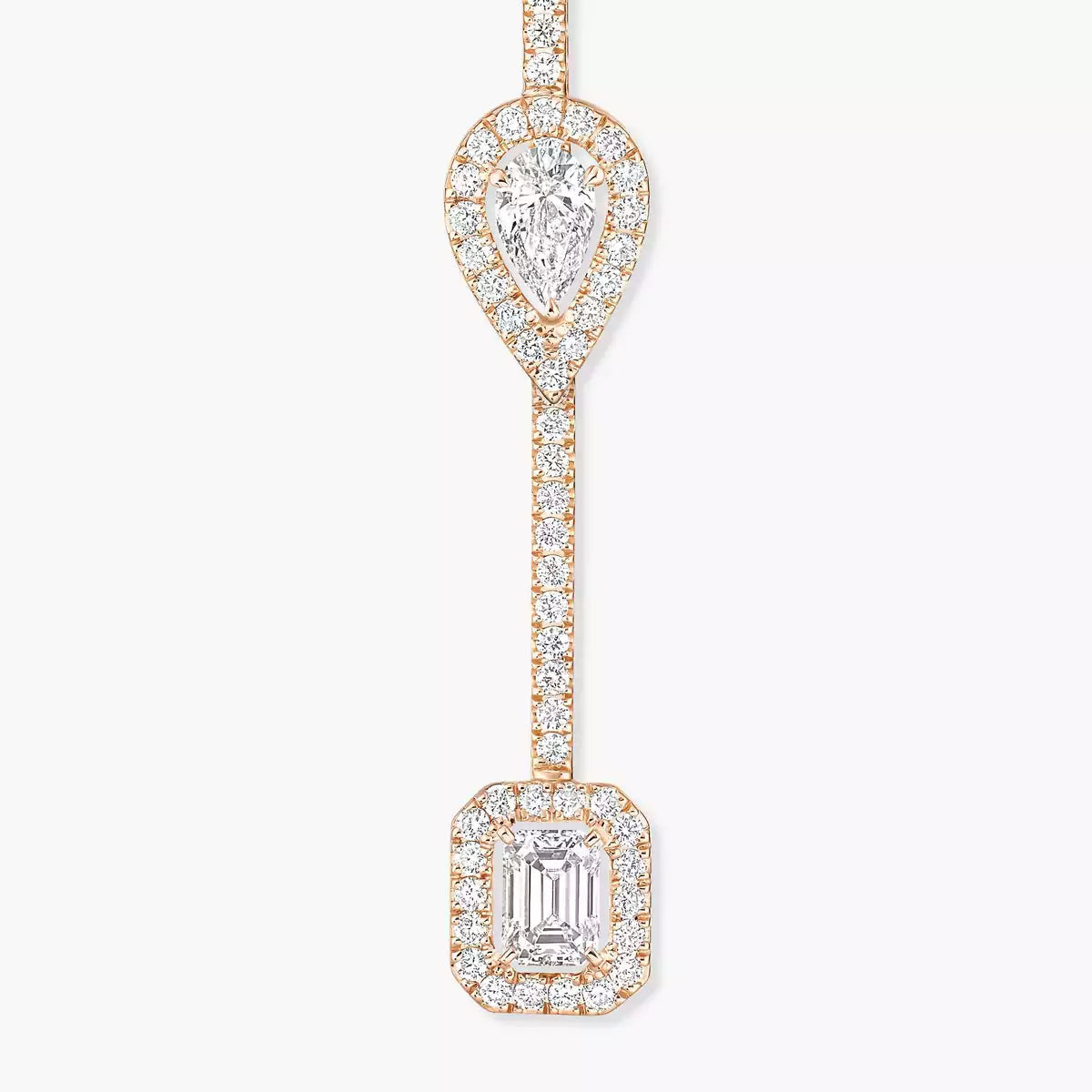 [Elowen Jewelry]Diamond Drop Earrings My Twin