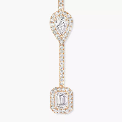 [Elowen Jewelry]Diamond Drop Earrings My Twin