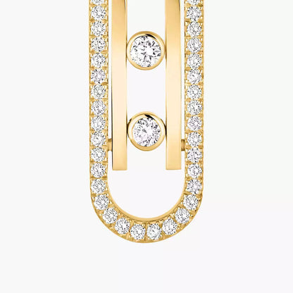 [Elowen Jewelry]Diamond Pendant Earrings Move 10Th