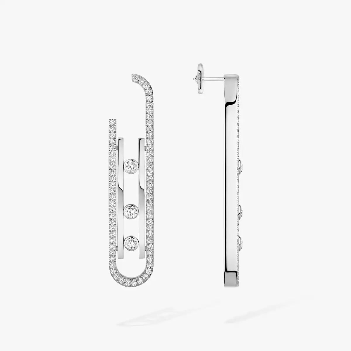 [Elowen Jewelry]Diamond Pendant Earrings Move 10Th
