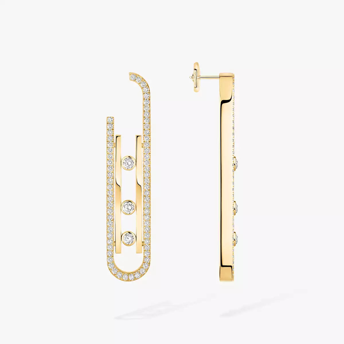 [Elowen Jewelry]Diamond Pendant Earrings Move 10Th