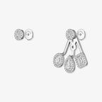 [Elowen jewels] My Twin Trio  Diamond Earrings