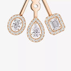 [Elowen jewels] My Twin Trio  Diamond Earrings