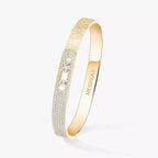 [Elowen jewels]Move Noa Ciselé half pavé bangle
