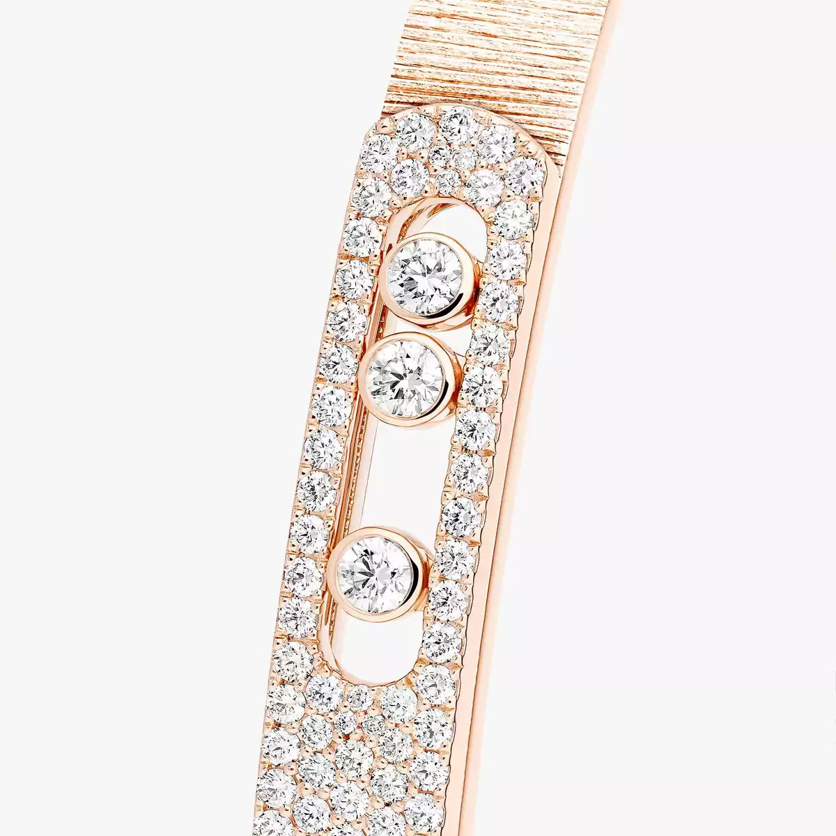 [Elowen jewels]Move Noa Ciselé half pavé bangle