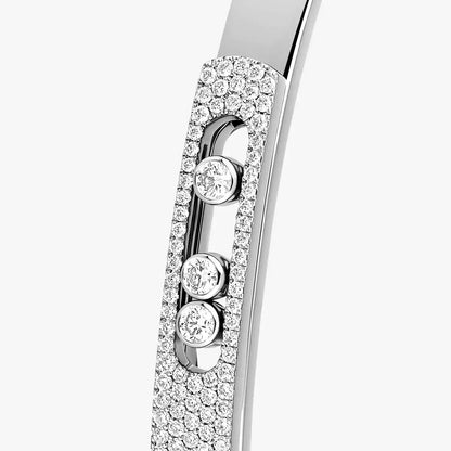 [Elowen Jewelry]Move Noa Rose Gold Pavé Diamond Bangle Bracelet