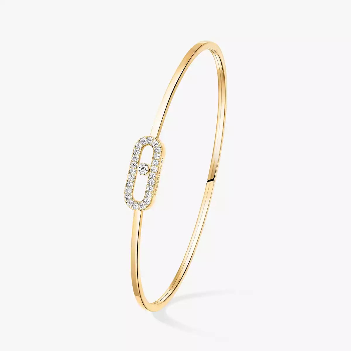 [Elowen Jewelry]Move Uno pavé flex bangle medium