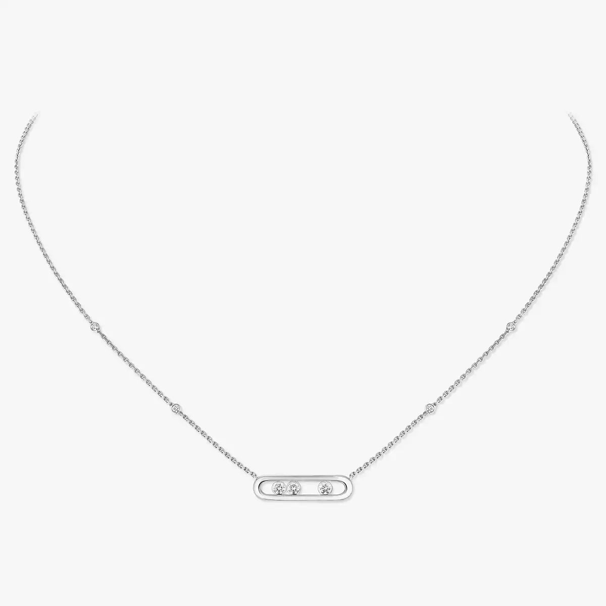 [Elowen Jewelry] Baby Move Gold Diamond Necklace