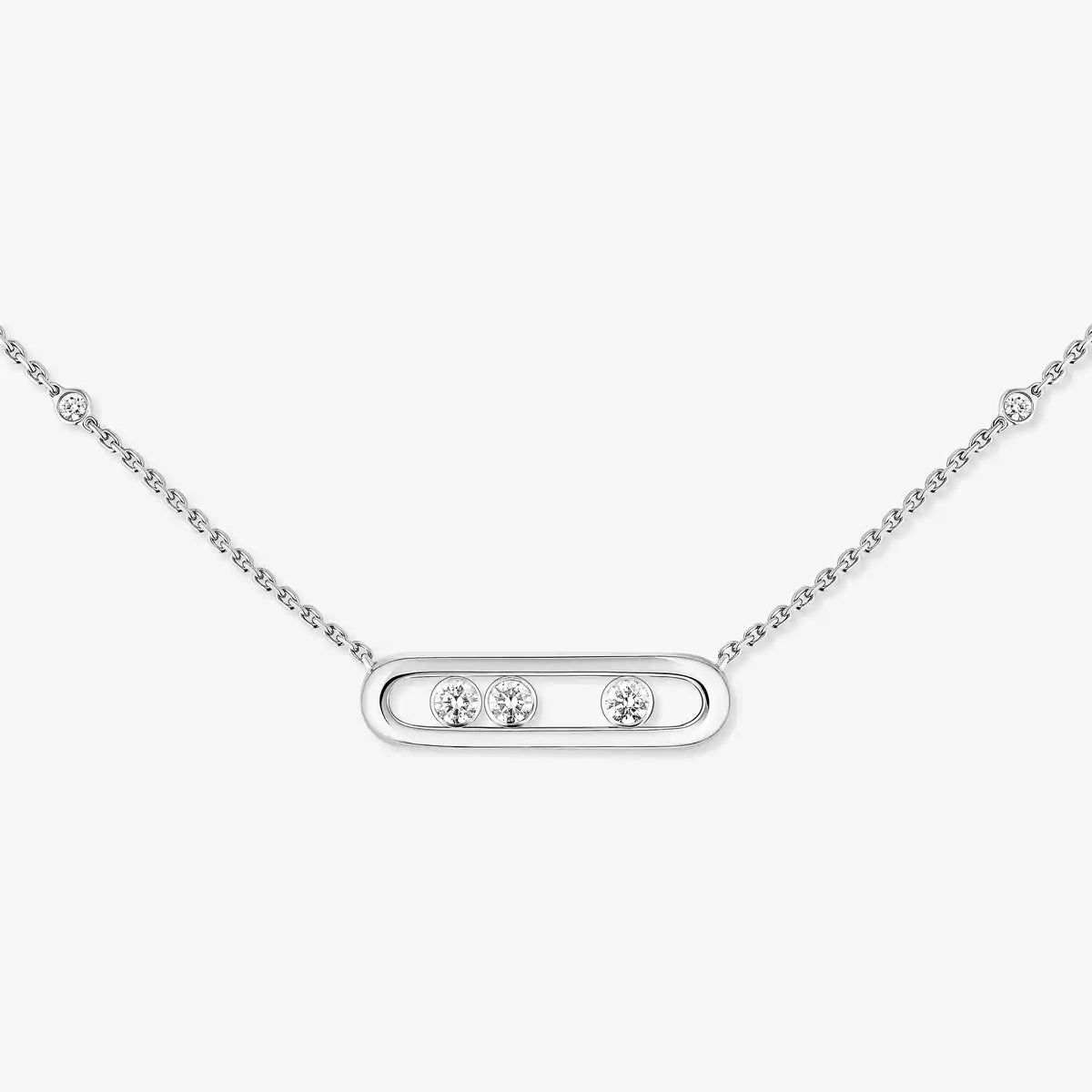 [Elowen Jewelry] Baby Move Gold Diamond Necklace