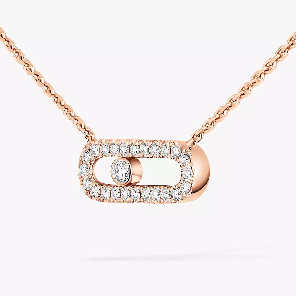 [Elowen Jewelry]Diamond Necklace Move Uno