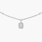 [Elowen jewels]My Twin Diamond Necklace in Silver